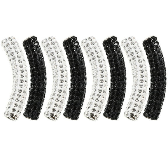 8pcs Rhinestone Buckles Accessories for Decorations Sparkling Shoe Charms