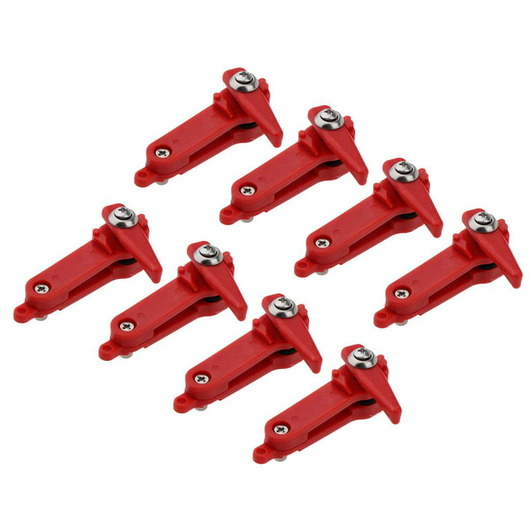 8pcs Snap Release Clip for Weight, Outrigger Snapper Offshore
