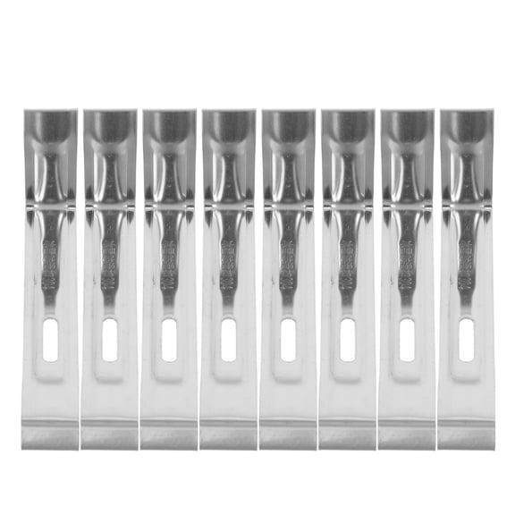 8pcs Stainless Steel Roof Tile Clips for Secure Non- Installation, Metal Roof Fixing Tools Set