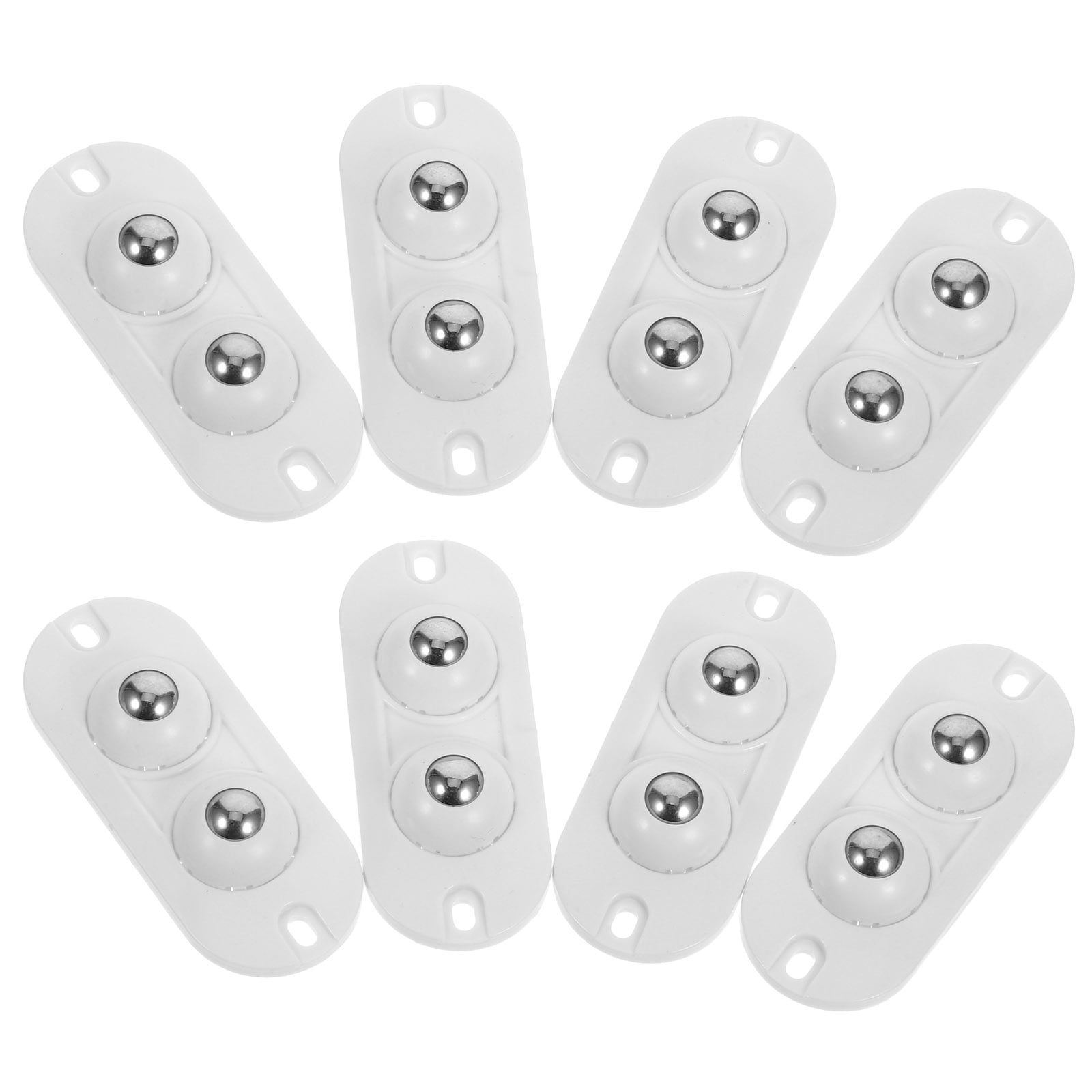 8pcs Stick On Wheels Small Caster Wheels Adhesive Swivel Casters for