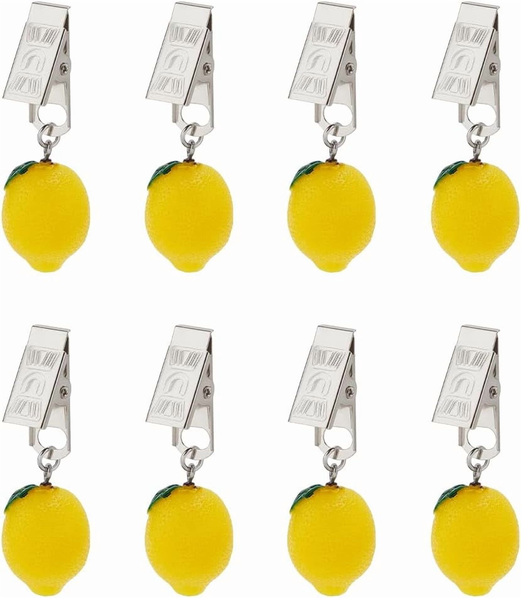8pcs Tablecloth Weights Hangers Lemon Shaped Table Cover Weight Clips ...