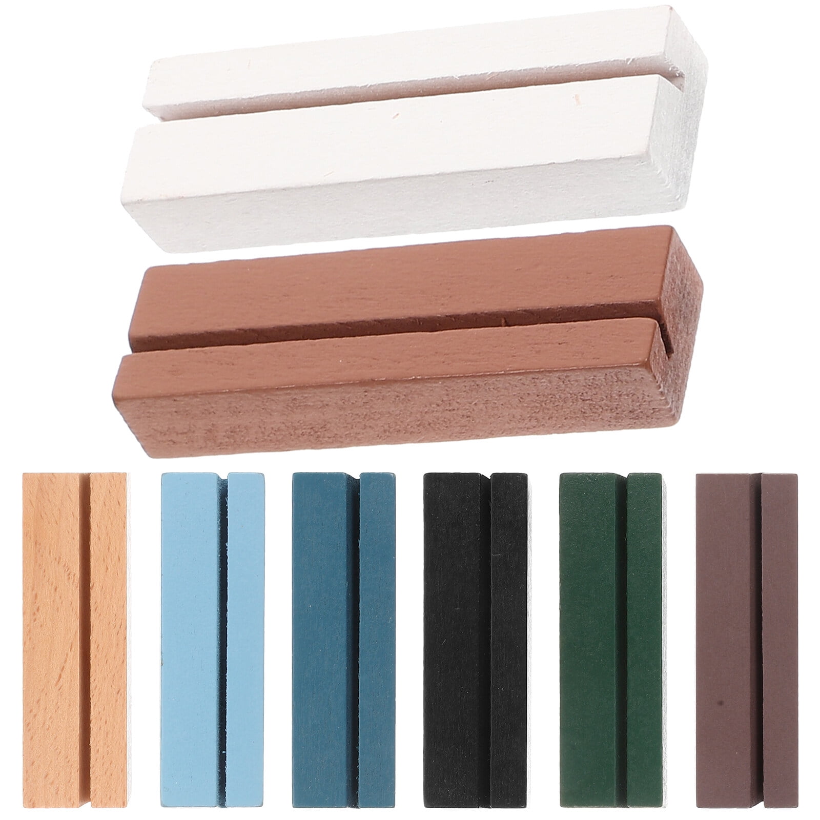 8pcs Tabletop Picture Photo Clips Memo Note Clip Picture Holder Stands Home Ornament