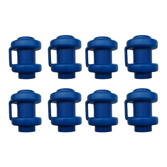 8pcs Trampoline Top Hat Trampoline Leg Cap Cover Trampoline Tube Caps Foam Heavy Pad Black 12er Pack 55 65 75 85 Cm 60 X 60cm