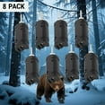 thumbnail image 1 of 8pcs Trip Alarm, Perimeter Trip Alarm, 12 Gauge Outdoor Camping Trip Wire Alarm Device, Early Warning Security System for Camping and Property Safety/Bear Deterrent,Camping Safety Trip Alarm（Black）, 1 of 6