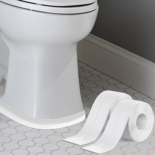 8pcs White Caulk Tape Sealant Strip 16.5FT x 1.5IN Caulking Tape Self