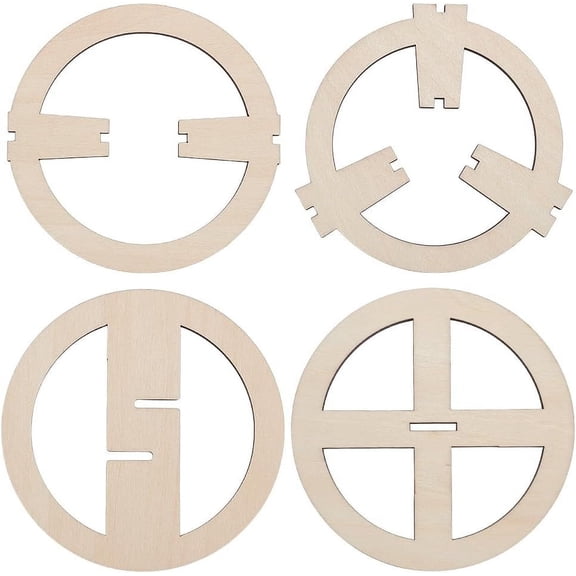 8pcs Wick Centering Tool 3.5 Inch Burlywood Wood Candle Wicks Centering Devices Wooden Wick Stabilizer Holder for Candle DIY Making Cotton Wick Holder