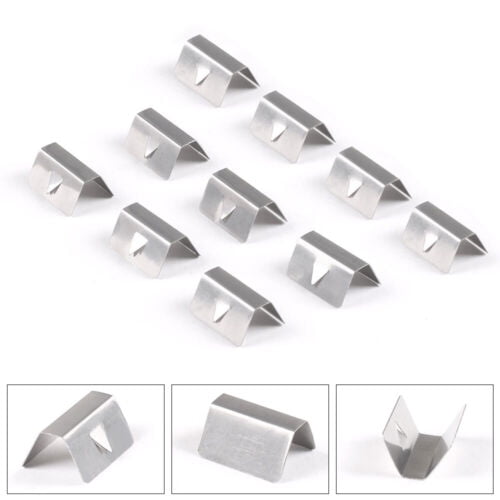 8pcs Wind / Rain Deflector Channel Metal Retaining Clips For Heko G3 SNED Clip