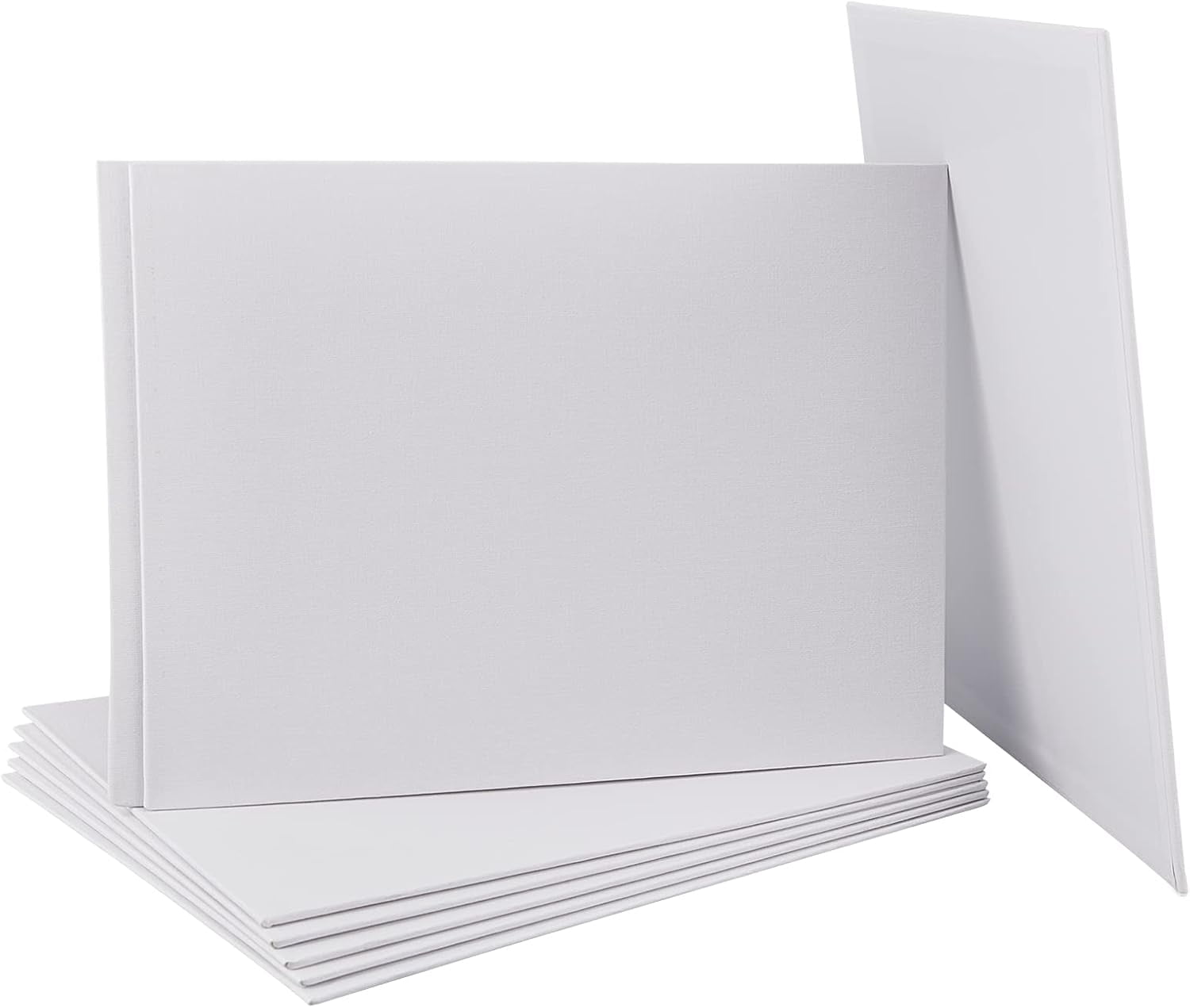 8pcs Wood and Painting Canvas Panels Blank Drawing Boards for Oil ...