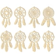 thumbnail image 1 of 8pcs Wooden Dreamcatcher Decoration Blank Wood Hanging Dream Catcher Paintable Unfinished Wood Pendant, 1 of 6