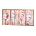 8pcs Wooden Nutcracker Ornaments 3.5 inch Wood Hanging Decorations