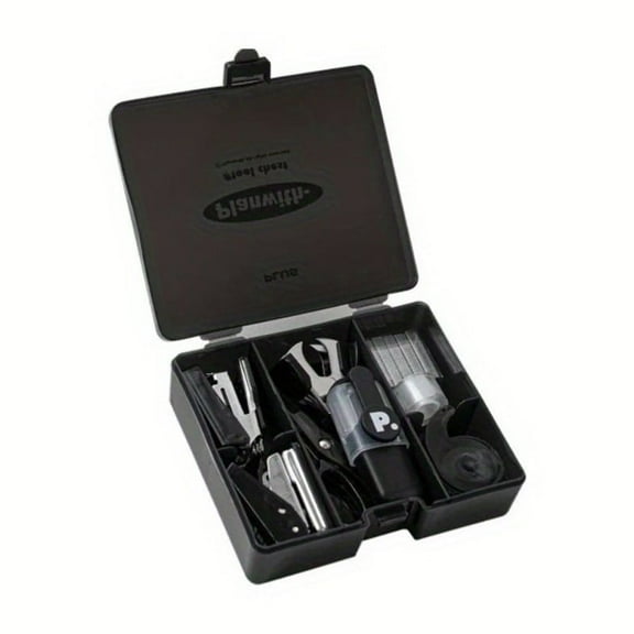 8pcs/box Multifunctional Efficiency Eet Tool Box 8-Piece Punching Machine Stapler Scissor Tape Machine Hand Ledger