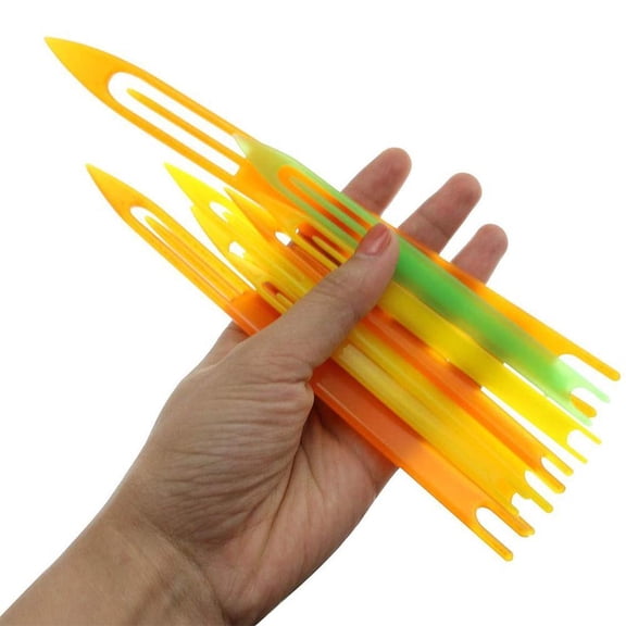 8pcs/lot Fishing Net Needle Repair Net Line Tool Shuttles Mending E5E4 N5C5