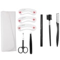 thumbnail image 1 of 8pcs / set Eyebrow Razor Eyebrow Trimmer Shaver Comb Clip Eyebrow Pencil Women Tools, 1 of 1