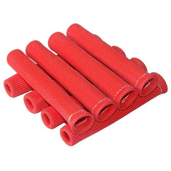 8pcs/set For Auto Car Truck Engine Heat Protector Sleeve Sleeving for Plug Wire Boot High Temperature Resistant Sh