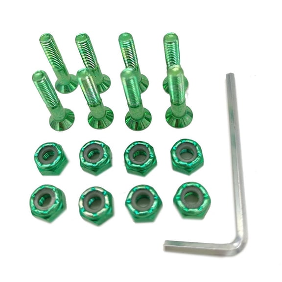 8pcs skateboard screw 1 inch color plating 25mm bridge screw