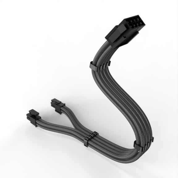 8pin CPU Power Extension Cable ATX12V CPU 8Pin Female to 8Pin (4+4) Male Adapter Sleeved Power Cord for PC Case