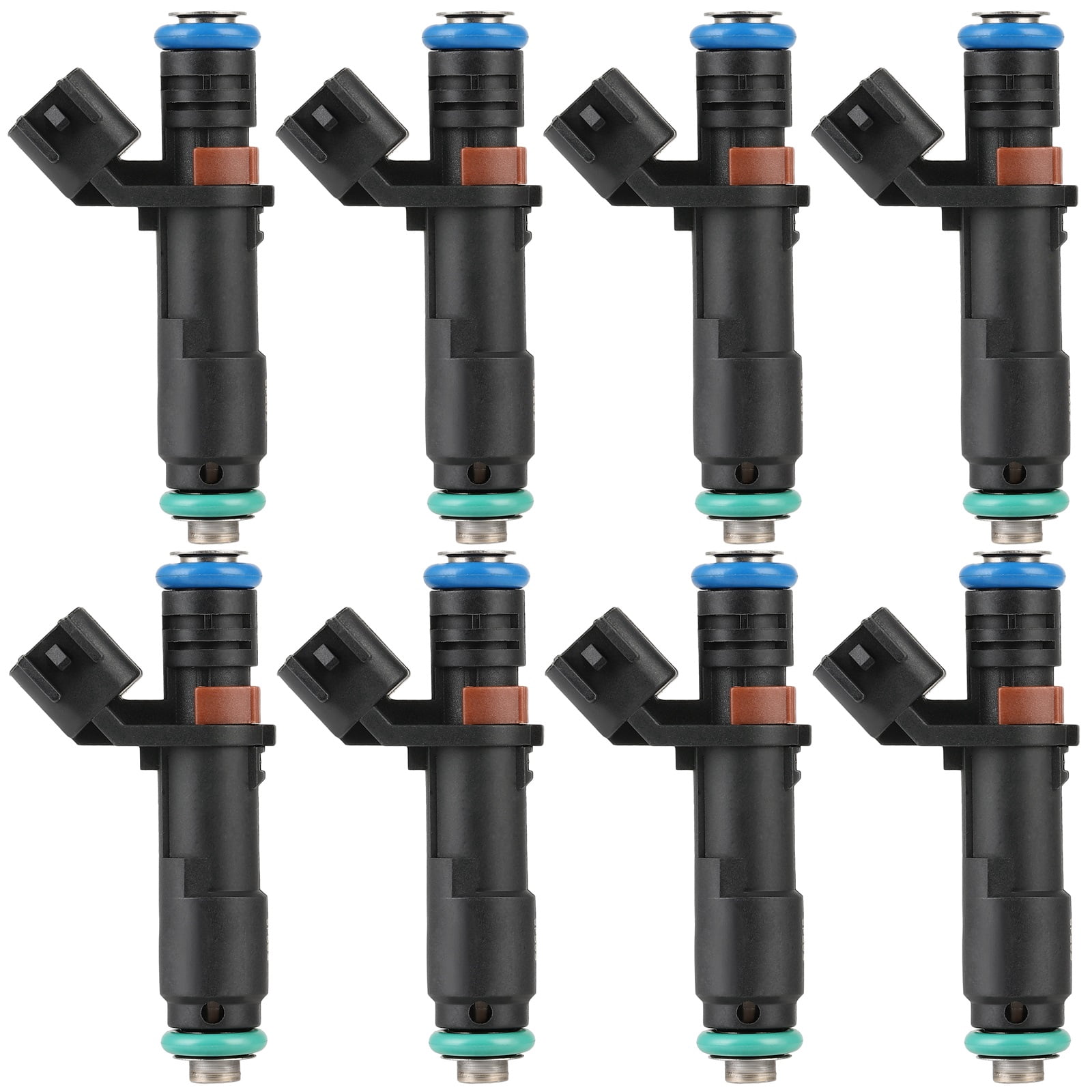 8ps SCITOO Fuel Injector Automotive Engein FJ817 Replacement Kits fit for 2005-2006 for Ford for Expedition, 2005-2007 for Ford for F-150, 2005-2007 for Ford for F-250 Super Duty