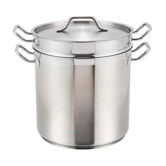 8qt S/S Double Boiler w/Cover
