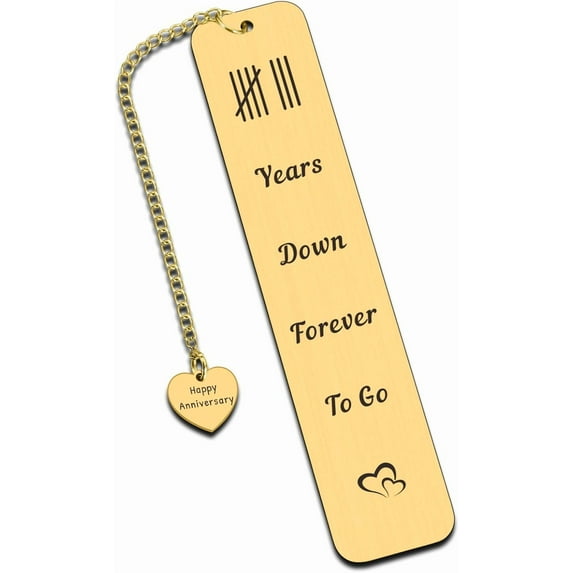 8th Anniversary Bronze Gifts for Him Her 8 Year Anniversary for Wife Husband Anniversary Wedding Gifts for Couples Women Men Bronze Gifts for 8th Anniversary Happy Anniversary Bookmark Christmas