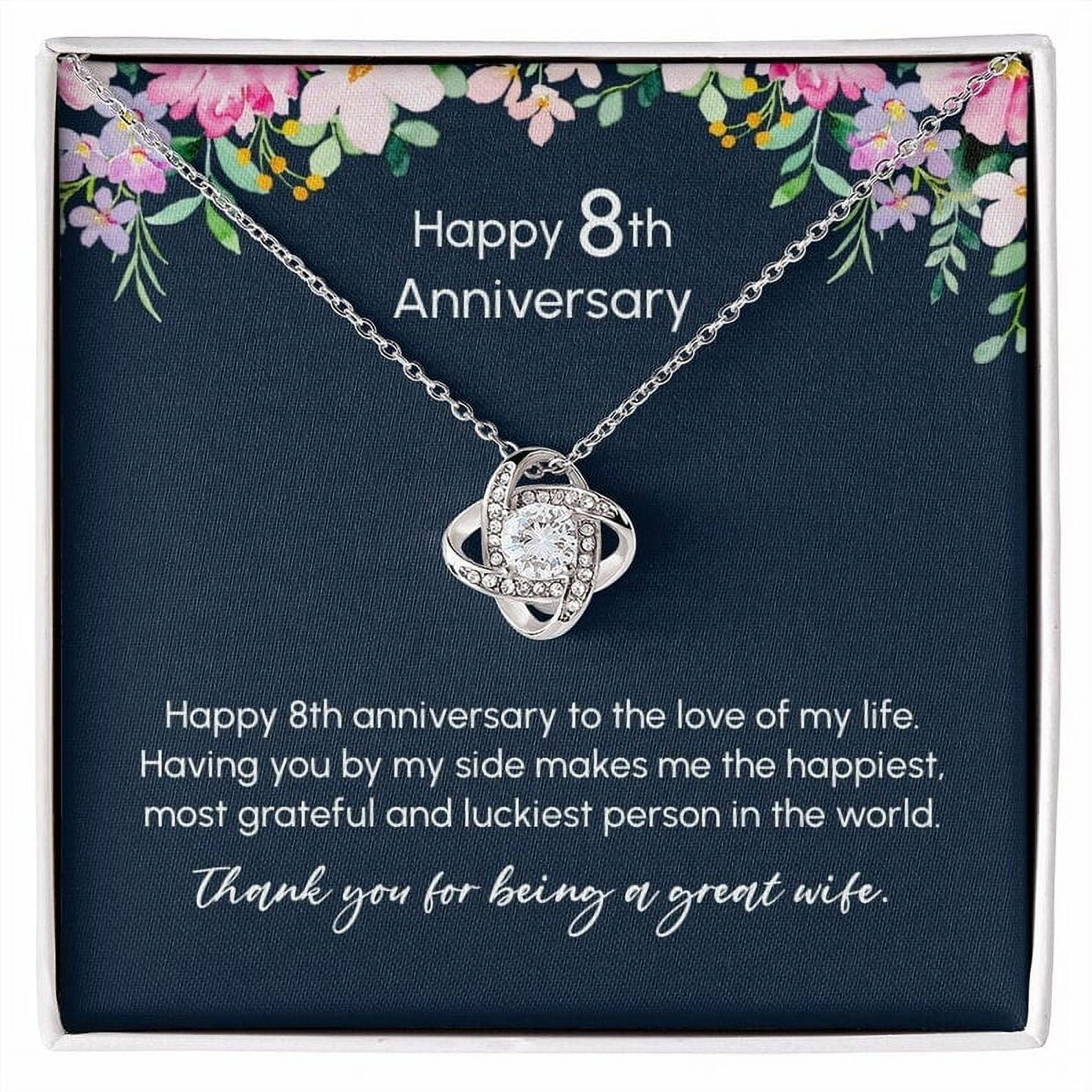8th Anniversary Gift For Wife, 8 year wedding anniversary gift for her