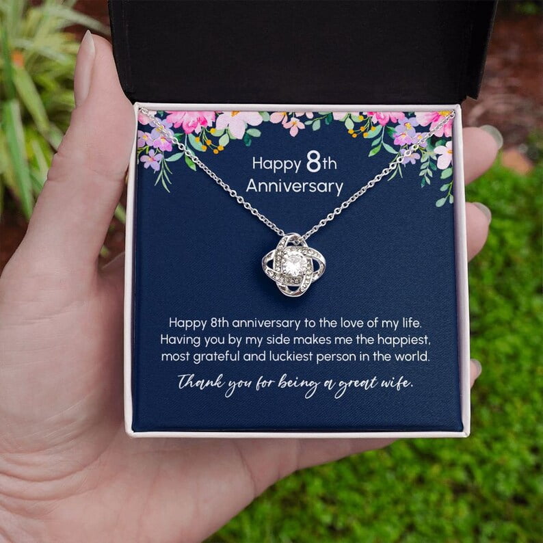 8th Anniversary Gift For Wife, 8 year wedding anniversary gift for her