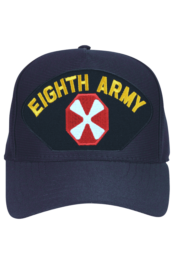 8th Army with Patch Ball Cap