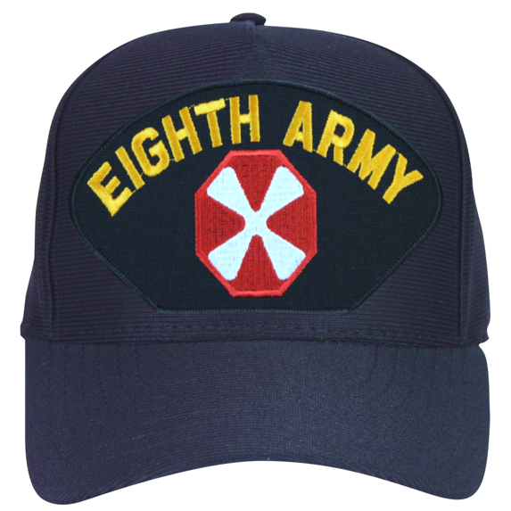 8th Army with Patch Ball Cap