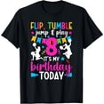 thumbnail image 1 of 8th Birthday Cheerleader Eight Year Old Cheerleading Girl T-Shirt, 1 of 4