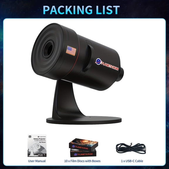 8th Gen Upgraded Galaxy Star Projector | 360° Rotating HD Nebula Ceiling Projector | Adjustable Brightness & Timer | Space-Themed for Bedroom & Living Room Decor
