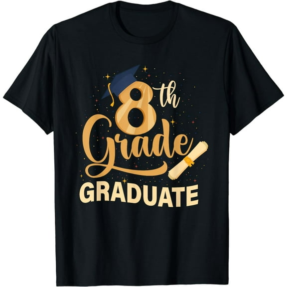 8th Grade Graduation Middle School Graduate Level8 Men Women T-Shirt