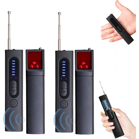 8th Street Hidden Camera Detector, 8th Street Camera Detection, 2025 New 8th Street Hidden Camera, 5 Levels Sensitivity 4 Modes, 30h Working Time, Camera Detector for Hotel/Car/Travel/Indoor (2Pcs)