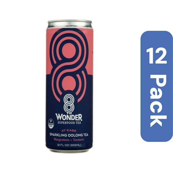 8th Wonder Sparkling Oolong Tea Mango 12 oz (Pack Of 12)