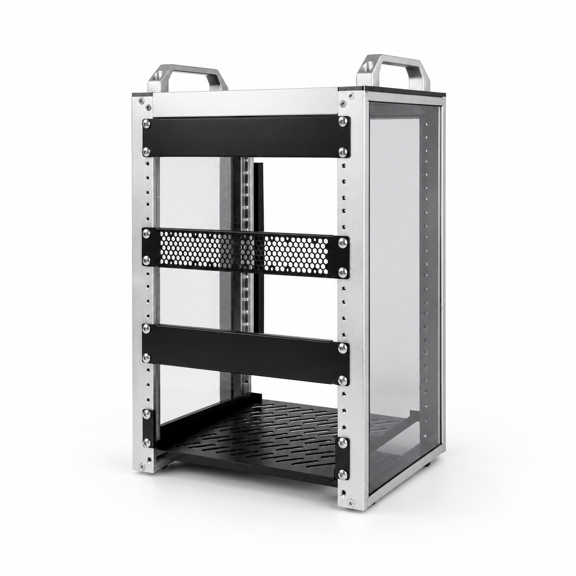 8u Network Rack 10 Inch Mini Server For Servers Audio And Video Deskpi Rackmate T1 7.87 Depth