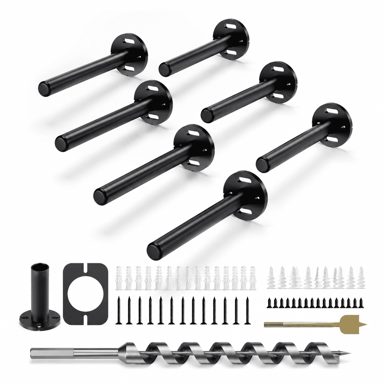 Bracket Racking 8wall Shbrackets Heavy Duty Floating Bracket Invisible Black Shelving ...