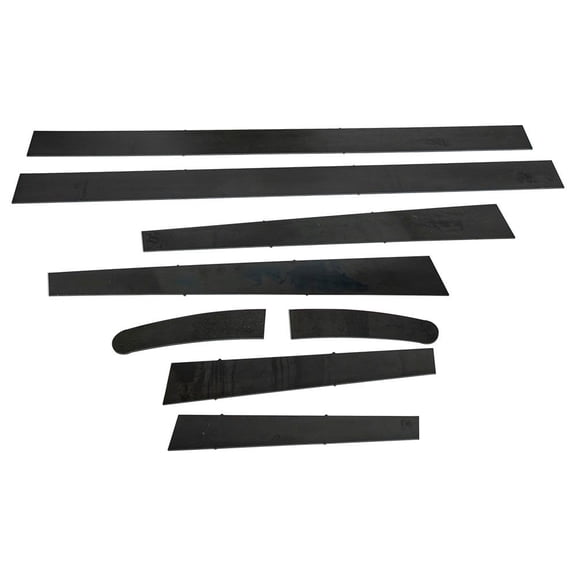 8x 1/8'' (10 Gauge) Frame Boxing Plates for 1928-1931 Ford Model A Chassis - Cars & Trucks, Weld-Ready Frame Reinforcement