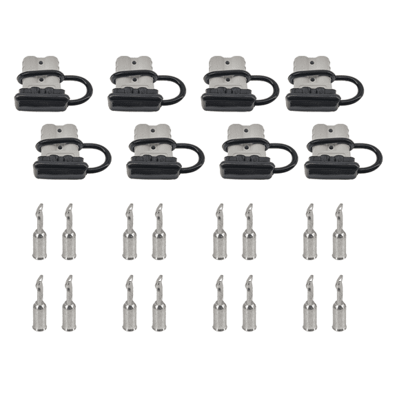 8x 50A Battery Quick Connect Plug Disconnect Jumper Connectors cable Car Winch
