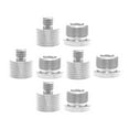 thumbnail image 1 of 8x Aluminum Alloy Mic Thread Adapter,5/8 Female to 3/8 Male and 3/8 Female to 5/8 Male Screw Adapter Thread for Camera Tripod Adapter, 1 of 8