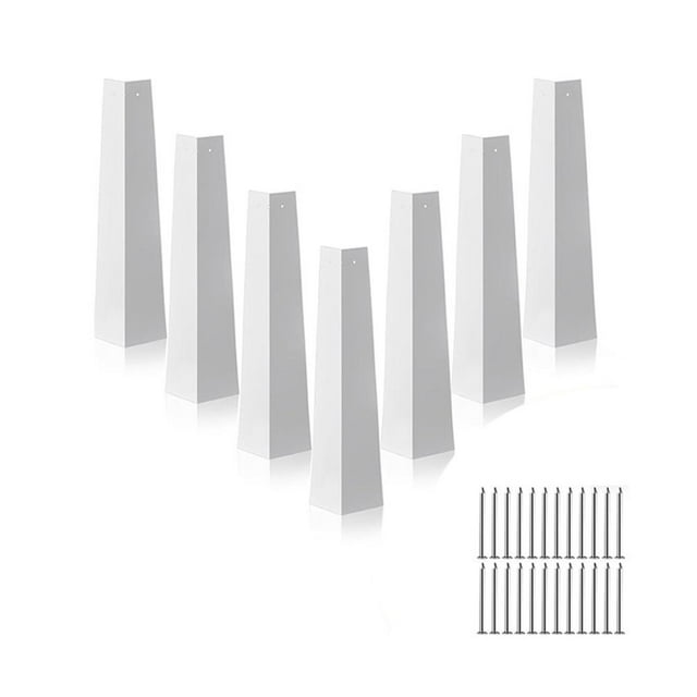 8x Aluminum Siding Corner Metal Corner Guards Aluminum Caps w Wall