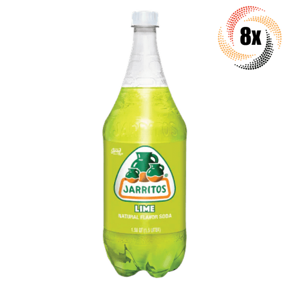 8x Bottles Jarritos Lime Natural Flavor Soda Real Sugar | 1.5L | Fast Shipping!