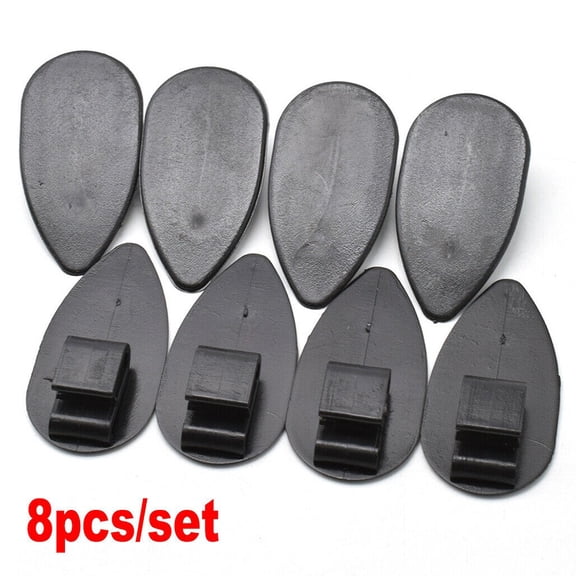 8x Car Floor Mat Clips Retainer Carpet Fixing Clamps Grips Holders