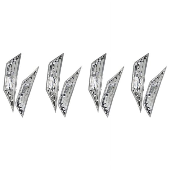 8x Car LED Side Marker Turn Signal Lamp with T10 Bulbs for 2016 2017 2018 2019