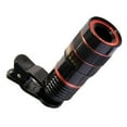 thumbnail image 1 of 8x Clip-on Lens Black Shell Mobile Phone Lens for Watching Competitions Concerts, 1 of 10