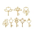 thumbnail image 1 of 8x DIY Geometric Hollow Tray Wand Heart Hollow Frame Jewelry Findings Craft, 1 of 6