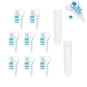 8x Dual Toothbrush Replacement Electric Brush Heads Attachments Accessories Fit For Oral-B 3733 4732 4734
