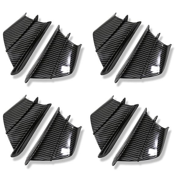 8x Fairing Side Winglet Aerodynamic Wing Deflector Spoiler for Panigale V2 V4 899 959 1198 1199 1299(A),4 pair X Motorcycle Fairing,Carbon Fiber