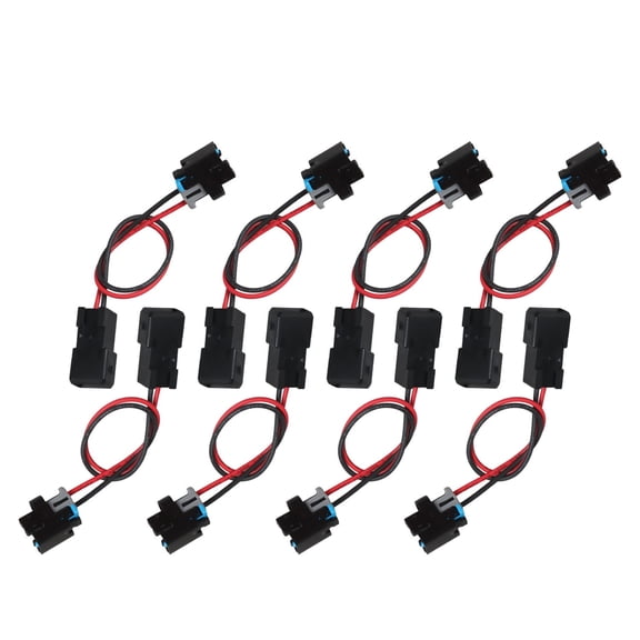 8x Fuel Injector 2-pin Connector Wire for LQ4 LQ9 4.8 5.3 6.0 to LS1 LS6 LT1 EV1