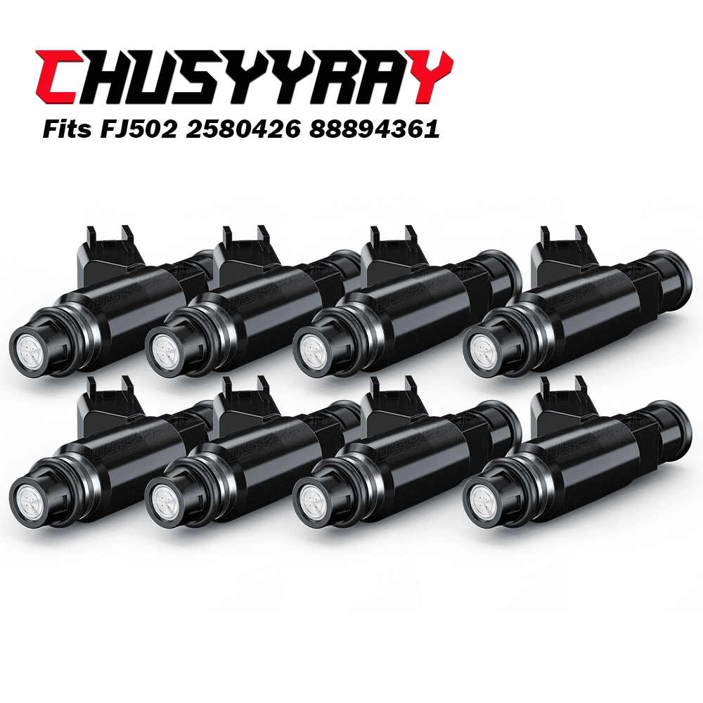 8x Fuel Injectors for 1999-2007 Chevy GMC Truck SUV 4.8L 5.3L 6.0L, Replaces 25326903