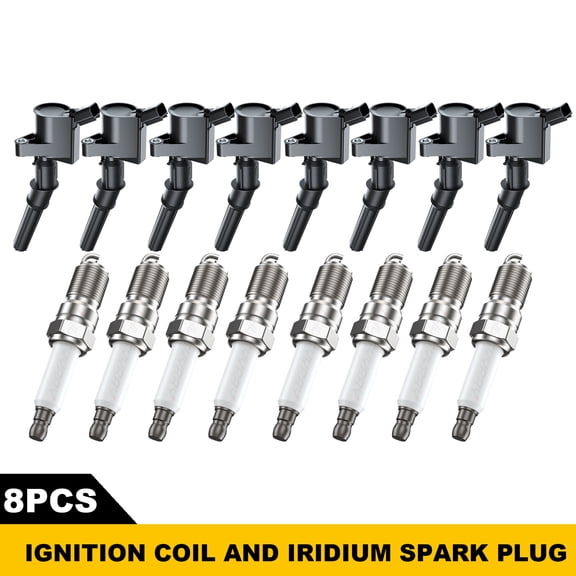 8x Ignition Coil DG508 & Iridium Spark Plug SP479 for Ford Excursion 5.4L V8 2000-2005
