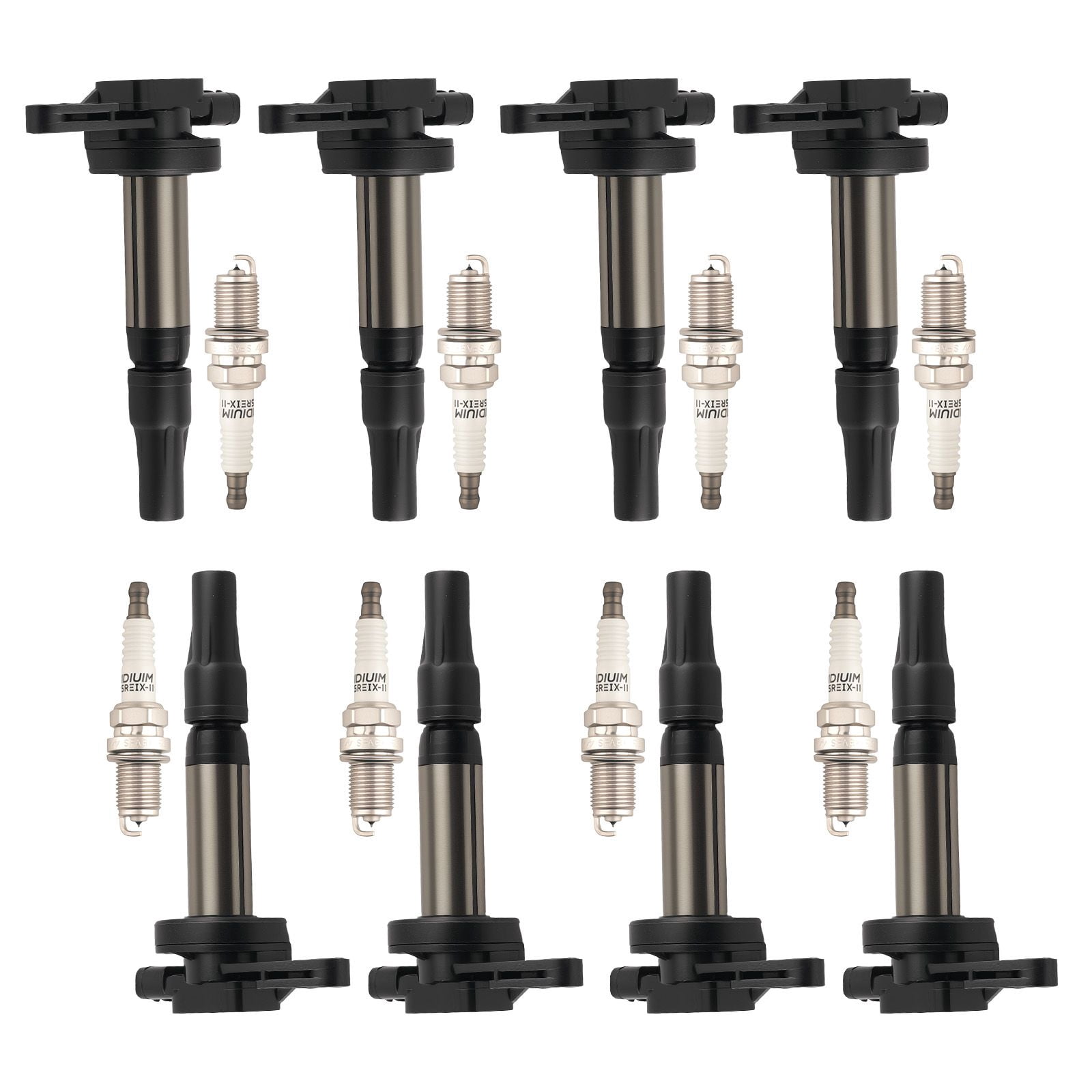 8x Ignition Coils and Iridium Spark Plugs Set for Land Rover Range ...