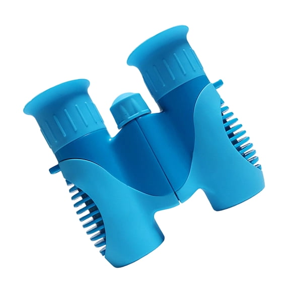 8x Magnification Outdoor Binoculars Plastic Texture for Children Adjustable Eyepiece Foldable Design Bird Watching Toy